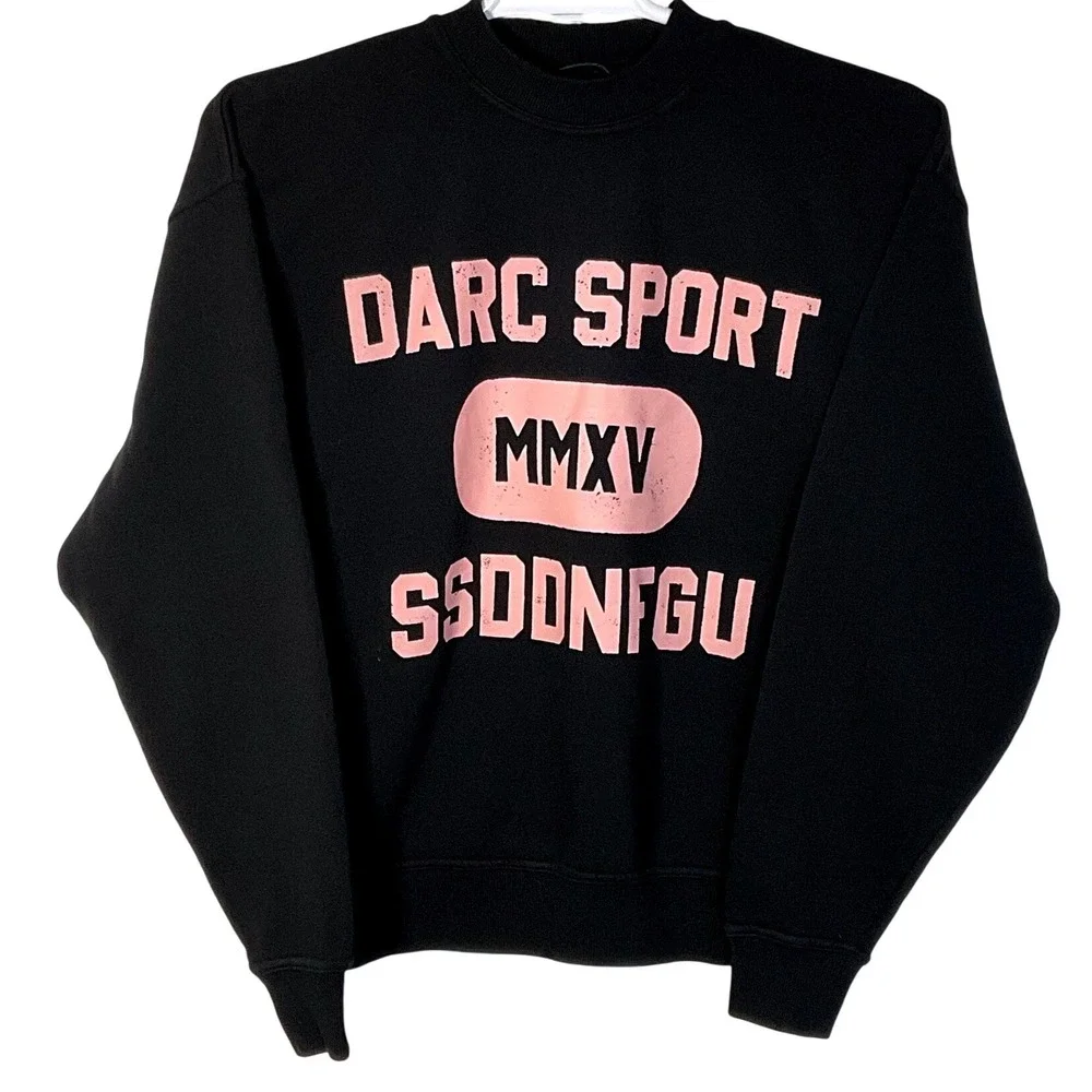 Darc Sport Wolves Forever London Crewneck Black Pink MMXV XS Unisex O/S